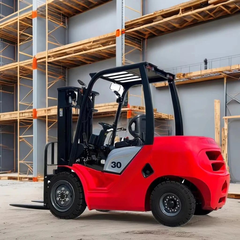 All Terrain Cheap for Sale Mast Roller Bearing Mast Small Industrial  2.5 Ton 3 Ton 3.5 Ton Electric Forklift Truck