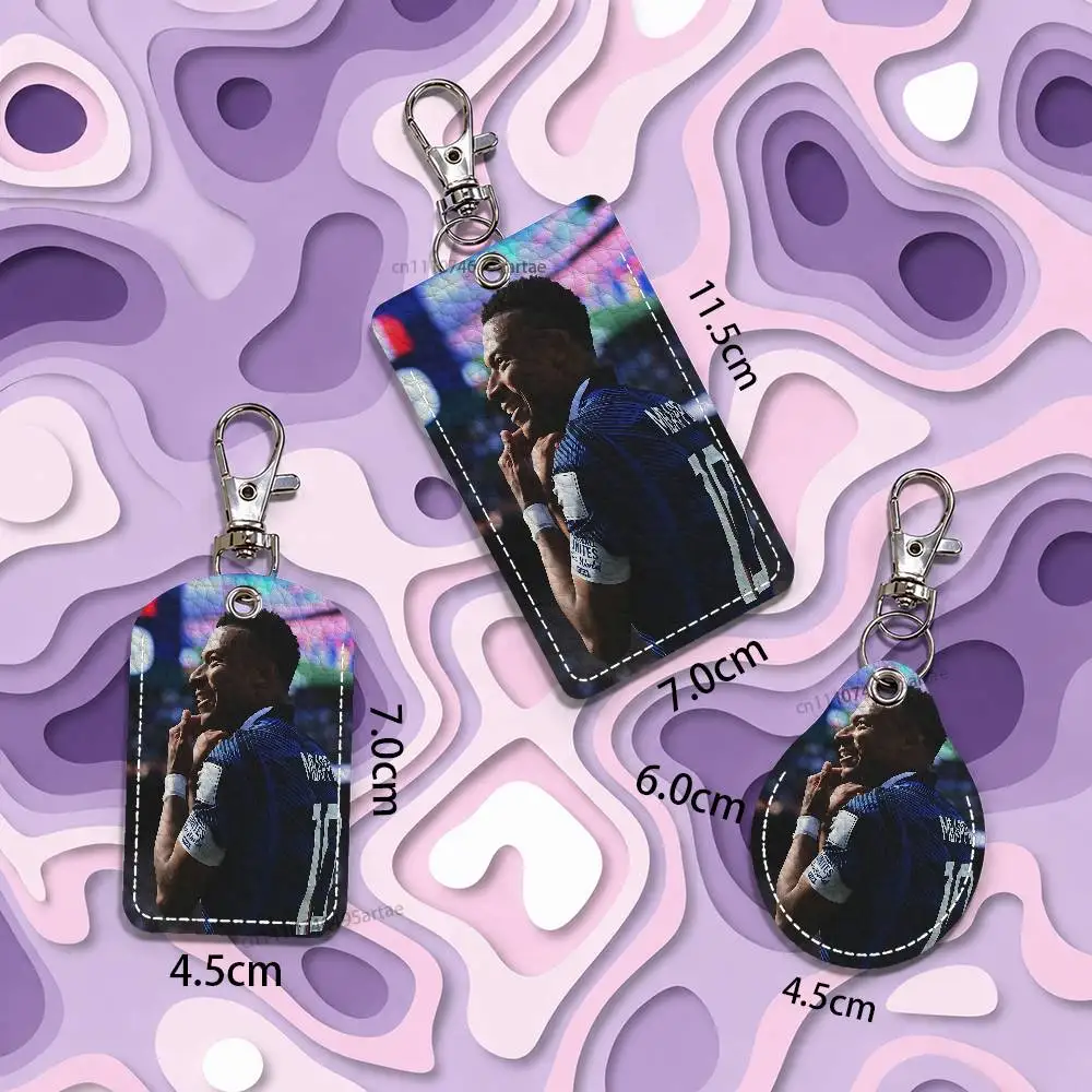 2026K-KylianM-MbappéFrance football Le gamin de Bondy Card Keychain Fashion Pendant Bag ID Door Card Case Bus Card Cute Adult view 4