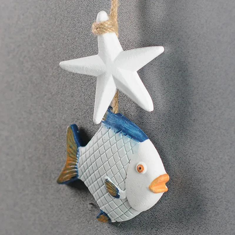 البحر الأبيض المتوسط الجدار الشنق فرس البحر/الأسماك/صدفة الزينة الإبداعية جدار الفن غرفة الأطفال ديكور بحري الشاطئ تحت عنوان ديكور