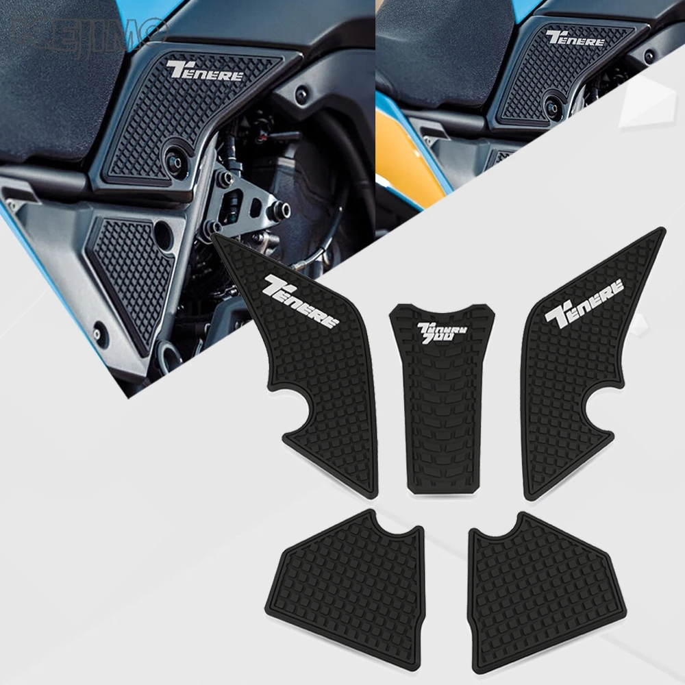 

Motorcycle Non-slip Side Fuel Tank Stickers For YAMAHA Tenere 700 Rally T7 Rally Waterproof Pad Stickers Tenere700 2019-2021
