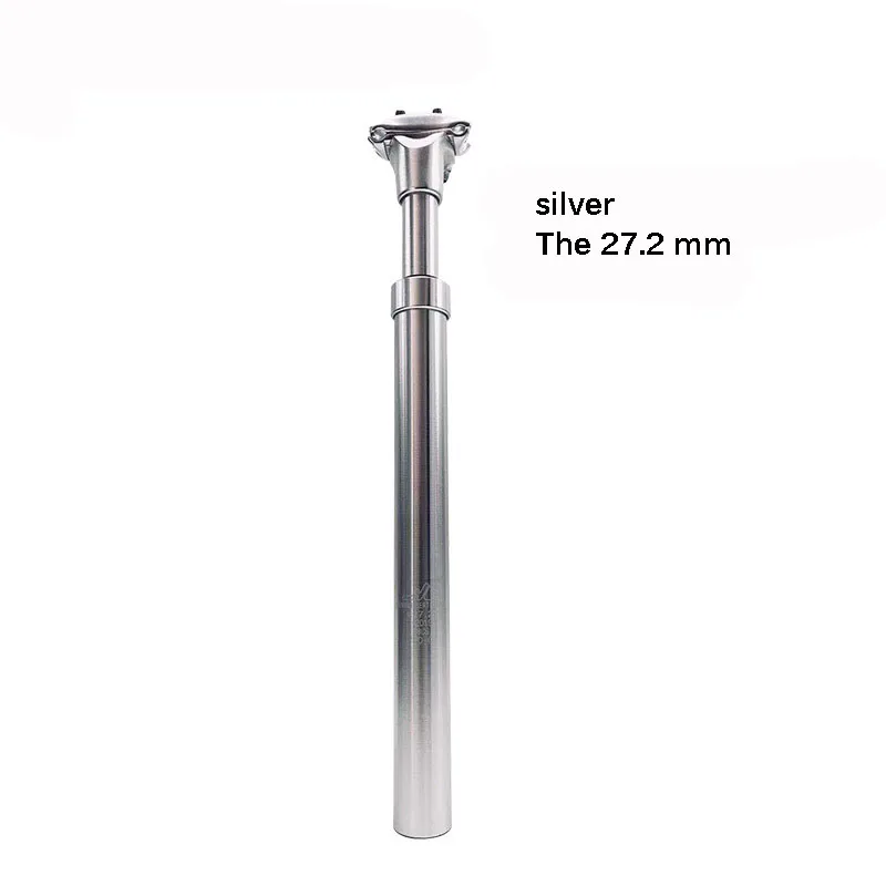 Bicycle Seat Post Tube Mountain Bike Shock Absorber 27.2mm 31.6mm Bicycle Shock Absorber Rod Aluminum Alloy Seat Tube