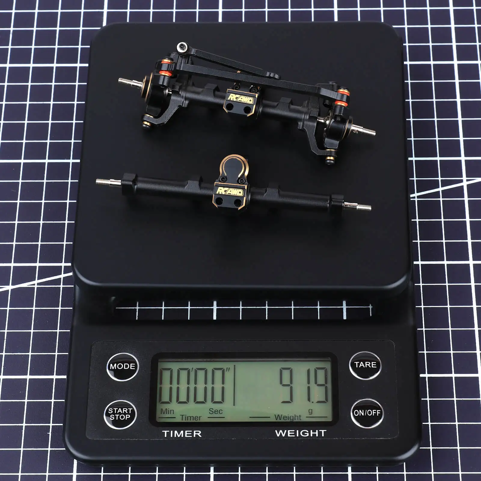 المحاور الأمامية والخلفية المصنوعة من سبيكة كاملة من RCAWD لأجزاء ترقية الزاحف FMS 1/18 Thunder Storm BRONX FJ CRUISER CHEYENNE #5