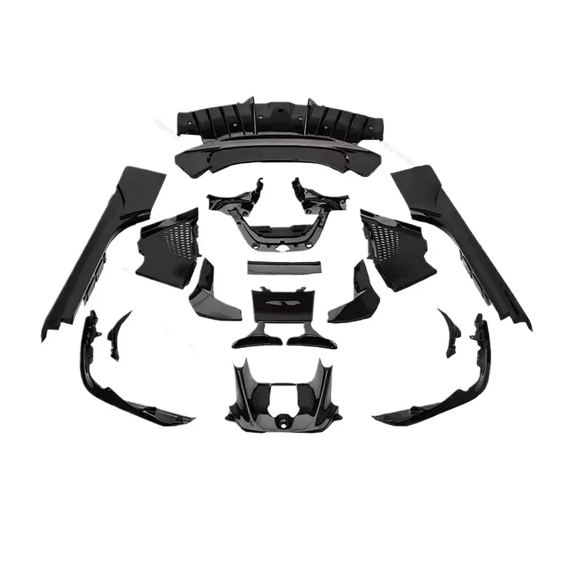 

OEM Style Dry Carbon Fiber Body Kit Front Lip and Rear Diffuser Side Skirts Spoiler Wing Body Kit Used for SF90