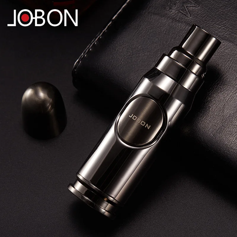 New Windproof JOBON Bullet Cigarette Cigar Lighter Jet Multi-purpose Butane Gas Inflated Torch Weld Lighter Spray Gun Men Gift