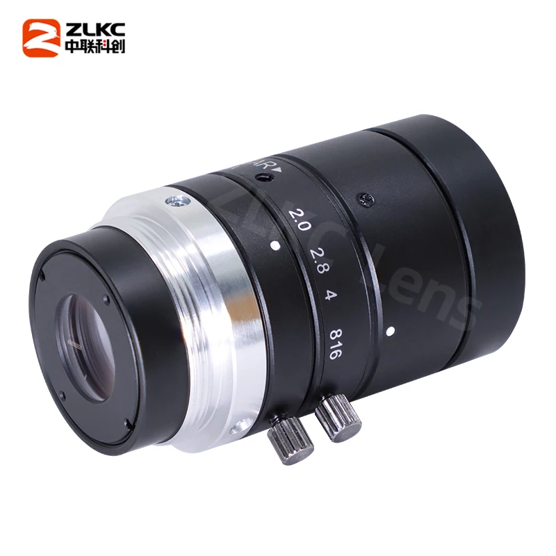 16mm Lens 10MP High Resolution C Mount Cameras 2/3 Inch Machine Vision F2.0 Manual Iris FA/CCTV Parts Cameras LM1620MP10