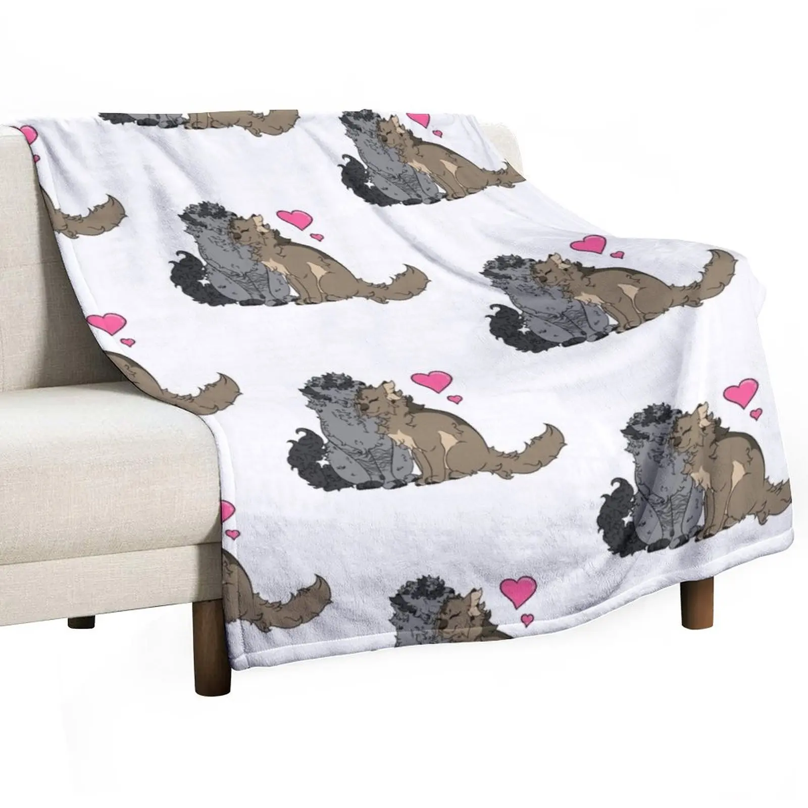 Lovebirds Throw Blanket Cute Plaid Luxury St Blankets