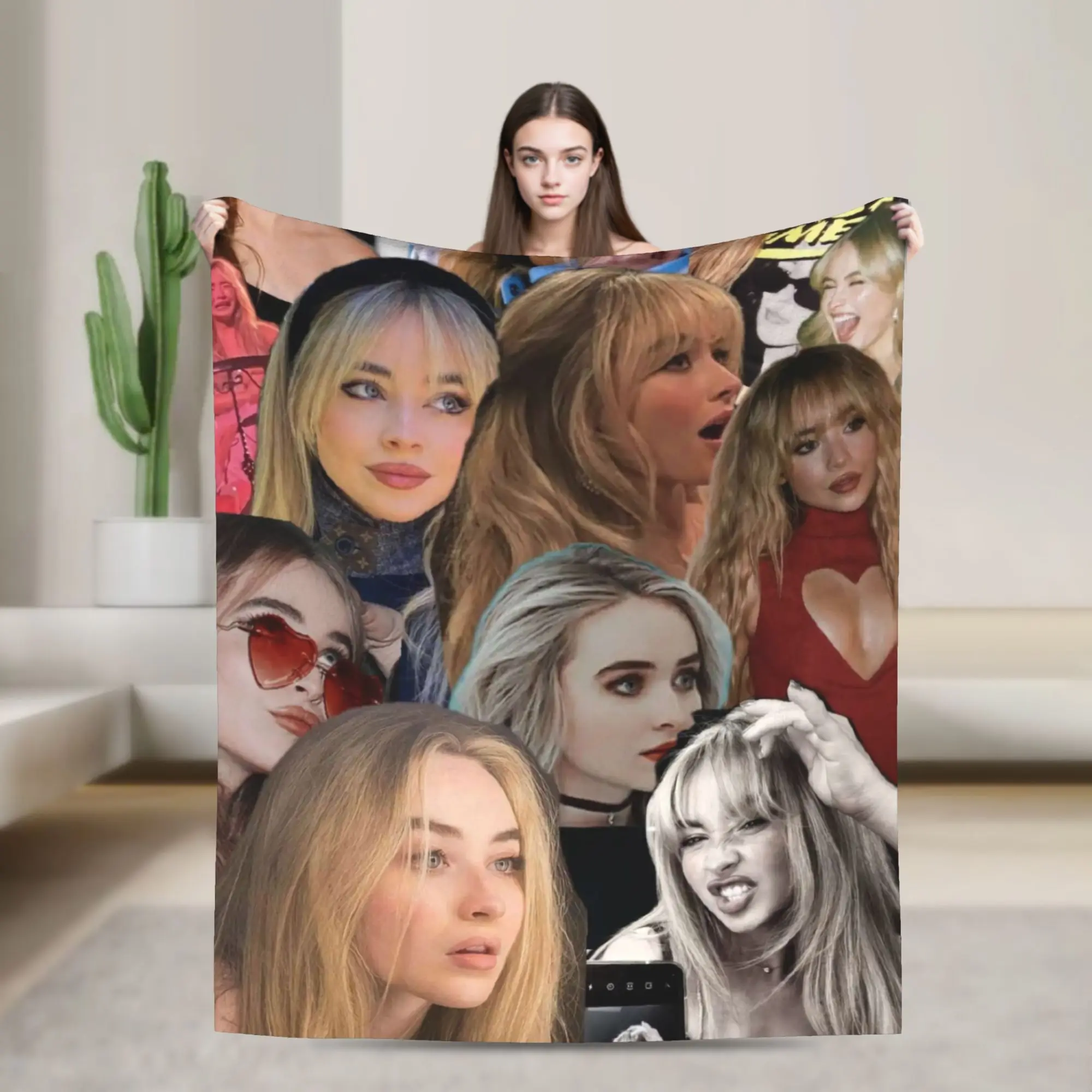 Soft Cozy Bedding Throws Camping Collage Madelyn Cline Blanket  Flannel Bedspread For Sofa Home Novelty Sofa Bed Cover