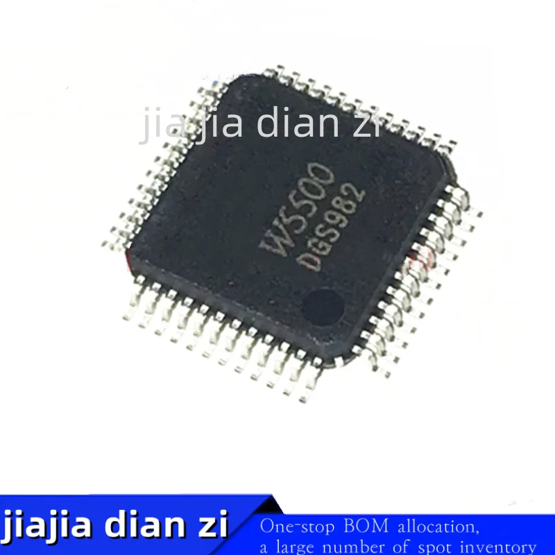 1 Stks/partij W5500 LQFP-48 Microcontroller Ic Chips In Voorraad