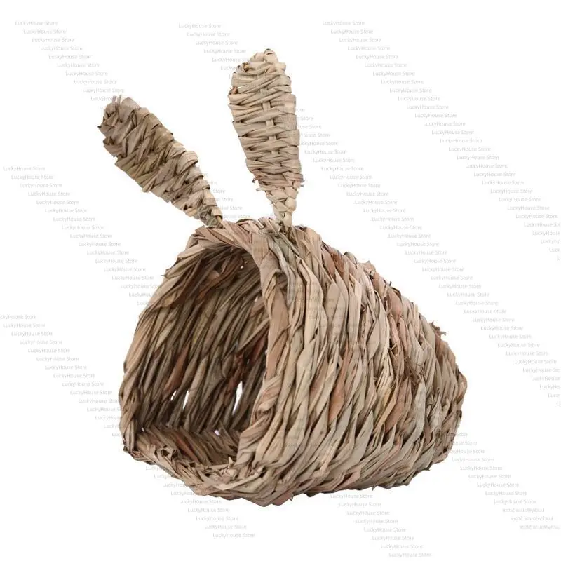 Handwoven Small Animal Tunnel Hideout for Rabbits Chinchillas Hamsters Guinea Pigs Hedgehogs Pet Toys