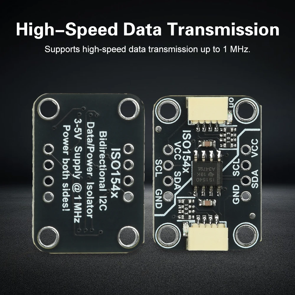 ISO1540 Bidirectional I2C Isolator Module Compatible with STEMMA QT Qwiic Pin Unsoldered