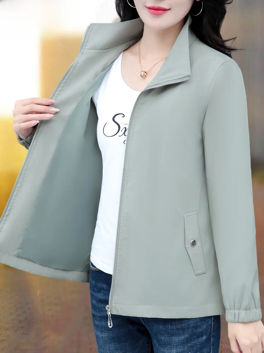 

TUCANO Woodpeer ort Jaet: Новая осенняя модная женская верхняя одежда для женщин среднего возраста, для пышных мам, на молнии, из полиэфирного волокна