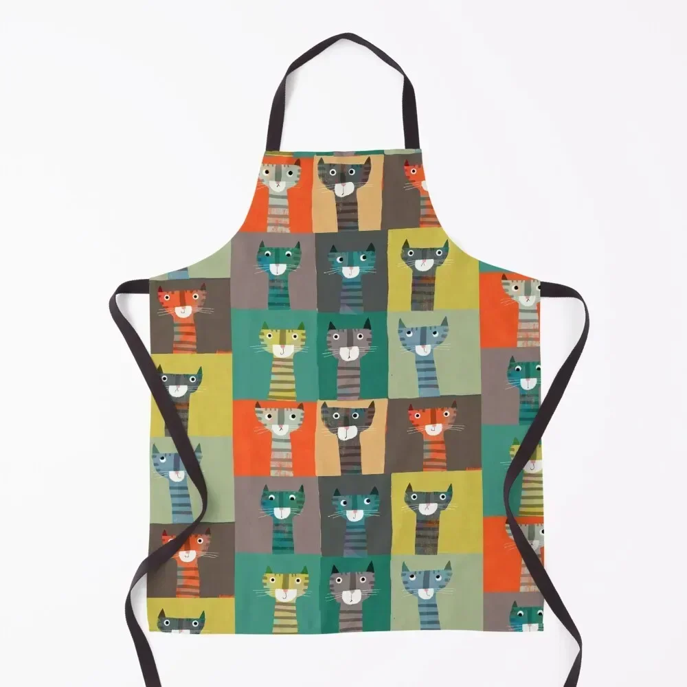 

Cats Apron Home and kitchen products Women's Home Clothes Things For Kitchen Utensils For Kitchen Apron