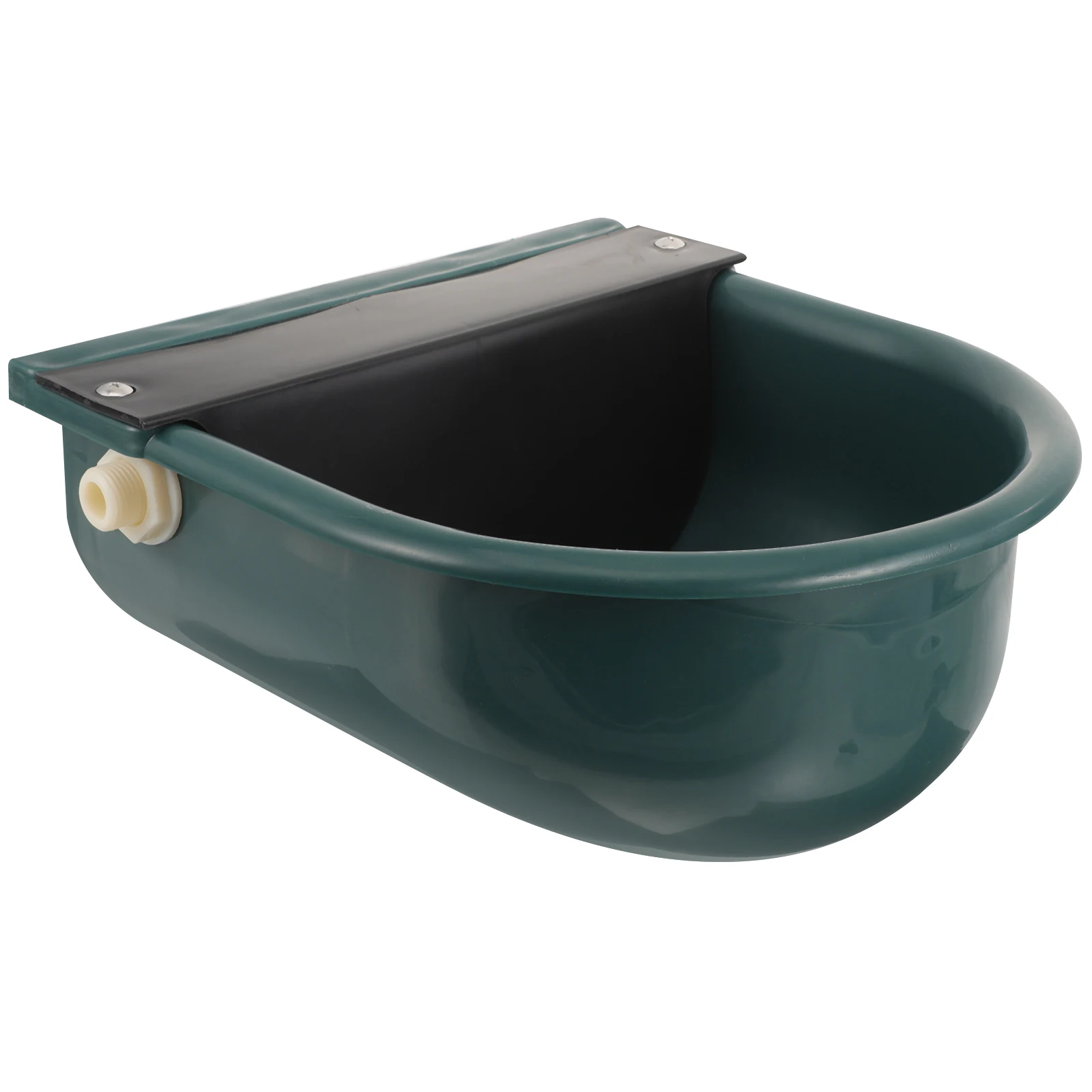 

Cow Water Bowl Automatic Livestock Waterer Plastic Cover Float Control Stable Level Farm Use Horses Cattle Sheep Goats Dog Pet