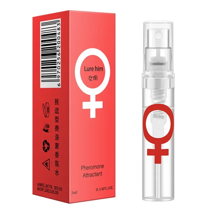 3ml Pheromone Attractant Water Woman Orgasm Body Spray Attract Girl Scented Deodorant for Men Antiperspirants