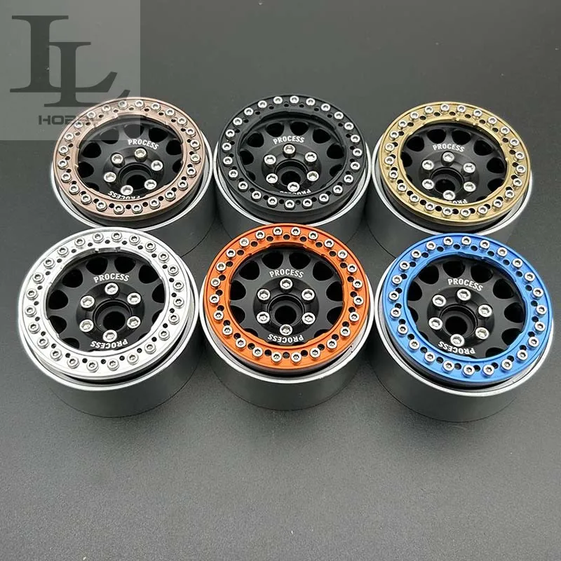 

1.9 2.2 inch OMF metal wheel hub for 1/10 RC Crawler Car SCX10 km2 TRX4 90046 simulation climbing car Upgrade Accessories