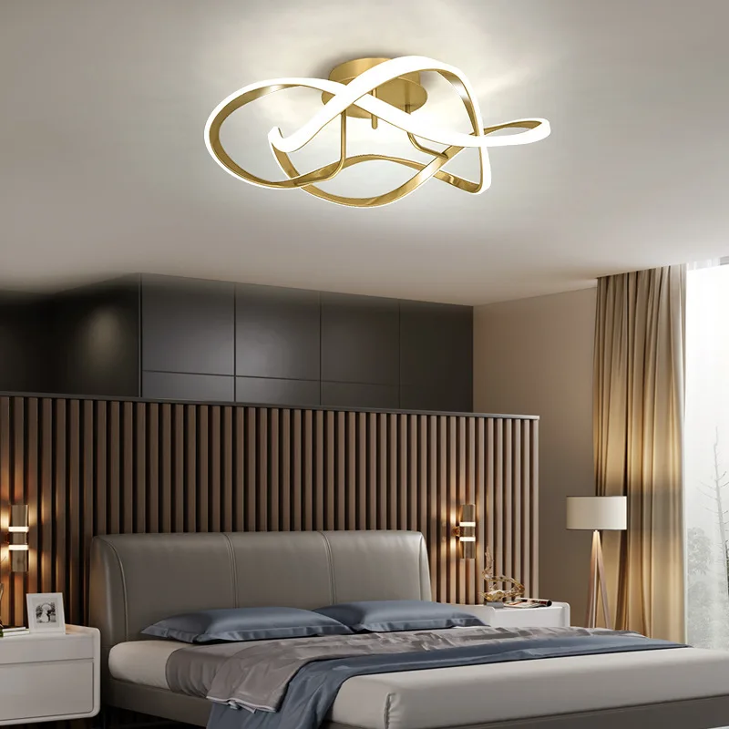 Modern LED Ceiling Lamps for Living Dining Room Corridor Bedroom Birdcage Ceiling Chandeliers Indoor Home Decor Lighting Fixture