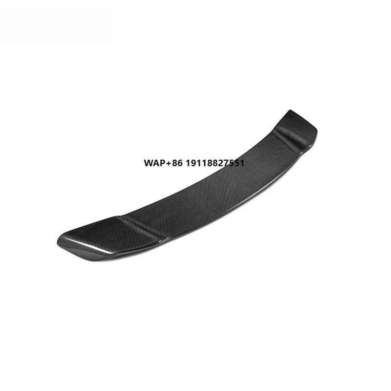 T Style Prepreg Dry Carbon Fiber Rear Wing Trunk Spoiler for 992 Turbo S Body Kit Upgrade Aerokit