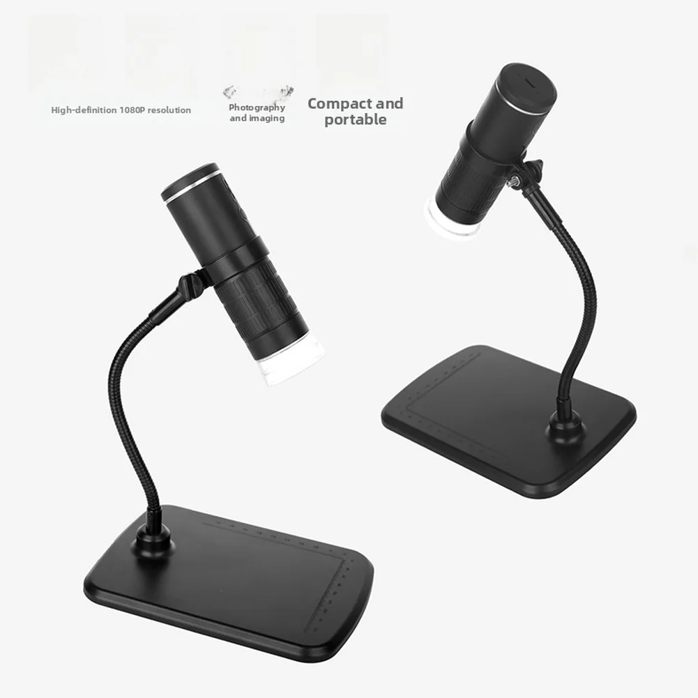 Wireless Digital Microscope For Smartphones WiFi Microscope Hands-free Operation 50x-1000x Zoom 1080P Video Recording