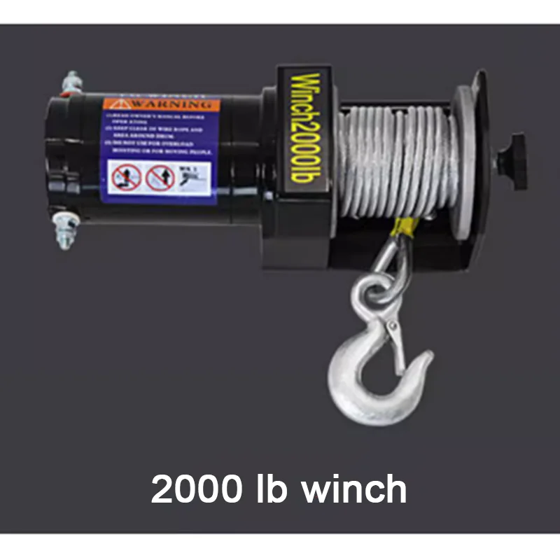 Electromagnetic Brake Car Mounted Electric Winch Electronic Car Winch For Off-road Vehicle Winch