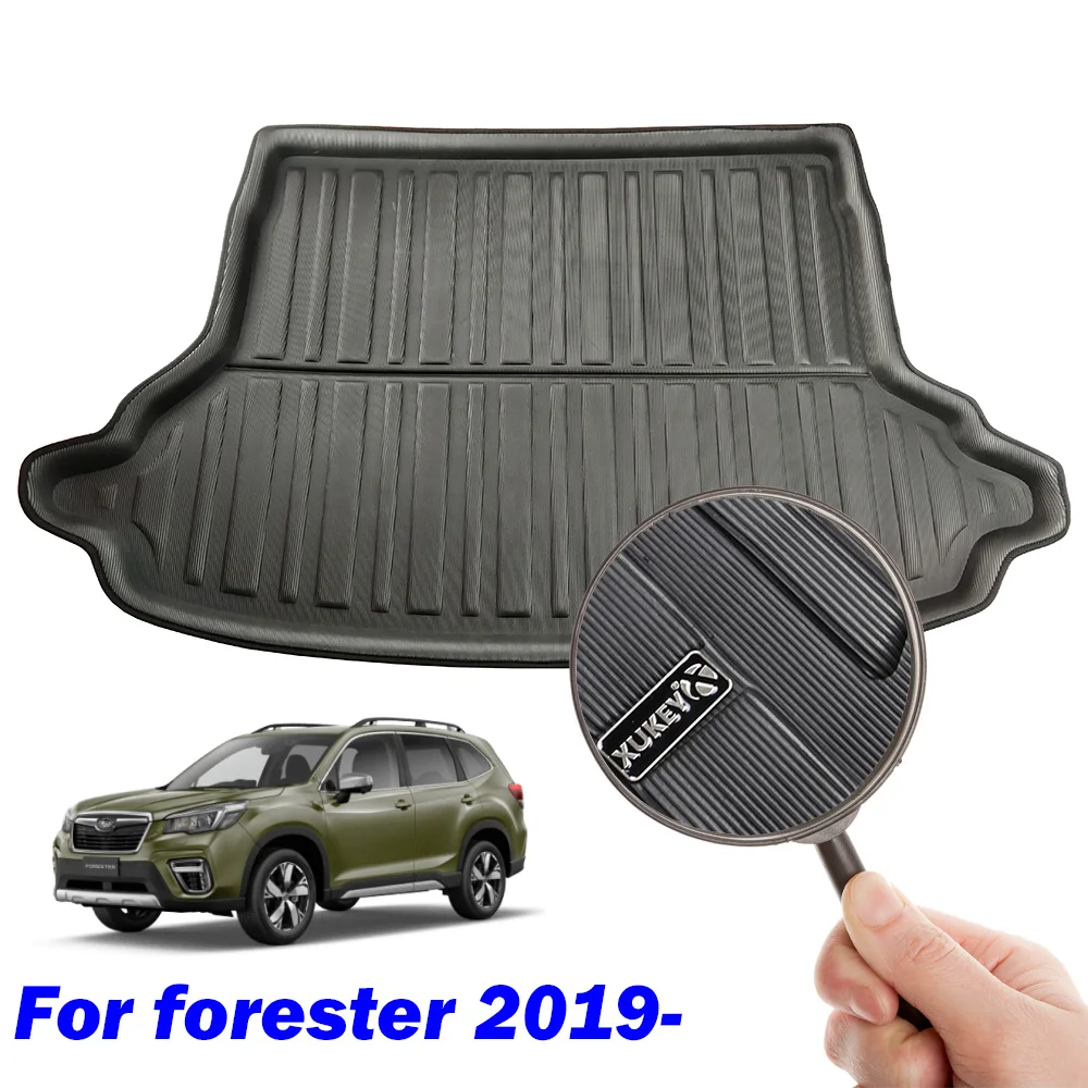 Car Boot Cargo Liner Tray For Subaru Forester SK 2019 2020 MK5 Trunk Floor Mat Liner Carpet Tray Waterproof Accessories