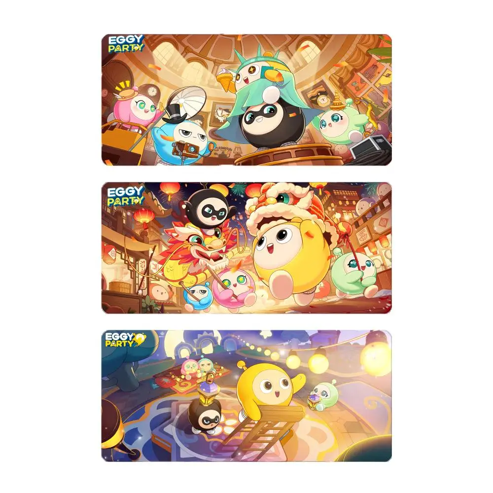game cute E-Eggy Party Mouse Pad Mousepad Large Gaming LockEdge Thickened PC Table Desk Mat