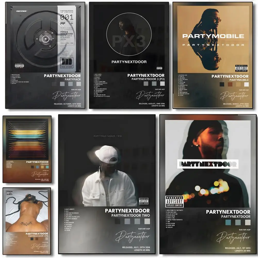 Popular Rapper Singer P-PartyNextDoor Poster HD Waterproof Aesthetic Wall For Home Decor Trendy Durable Easy To Apply Art