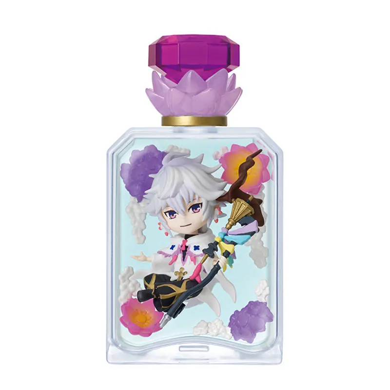 Re-Ment Authentic Fate Fgo Flor Garrafa de Vinho Série Caixa Cega Brinquedo Colecionável Matthew Gilgamesh Merlin Decoração Presentes