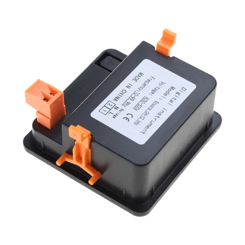 

Q2Q4 LED Dual Digital Display Meter Voltmeter Frequency Digital Display Tester Quick Installation AC50-500V 10-99.9HZ