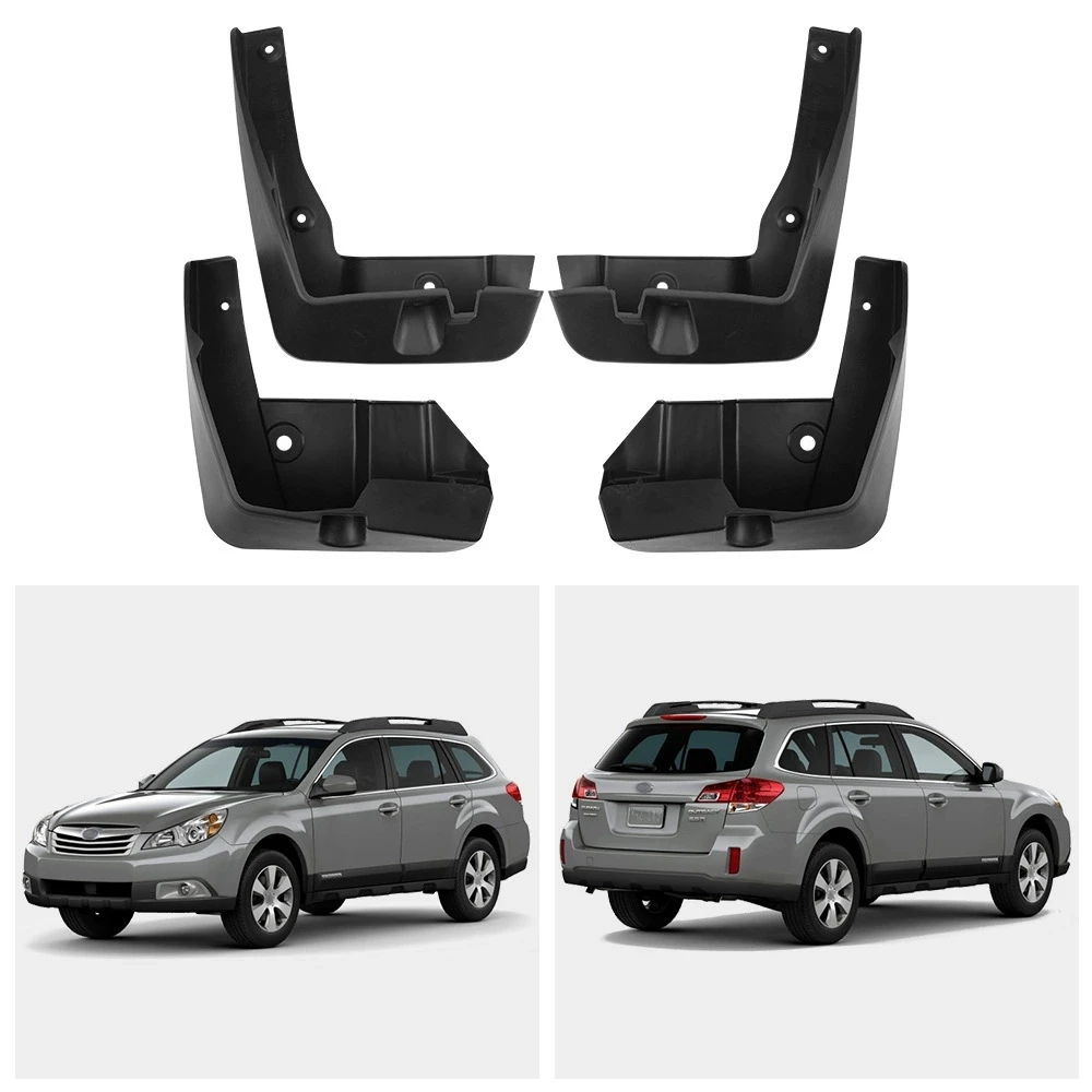 4PCS Front Rear Wheel Mudguards For Subaru Outback 2010-2014 Sedan Touring Splash Guards Fender Mud Flaps Car Accessories 2