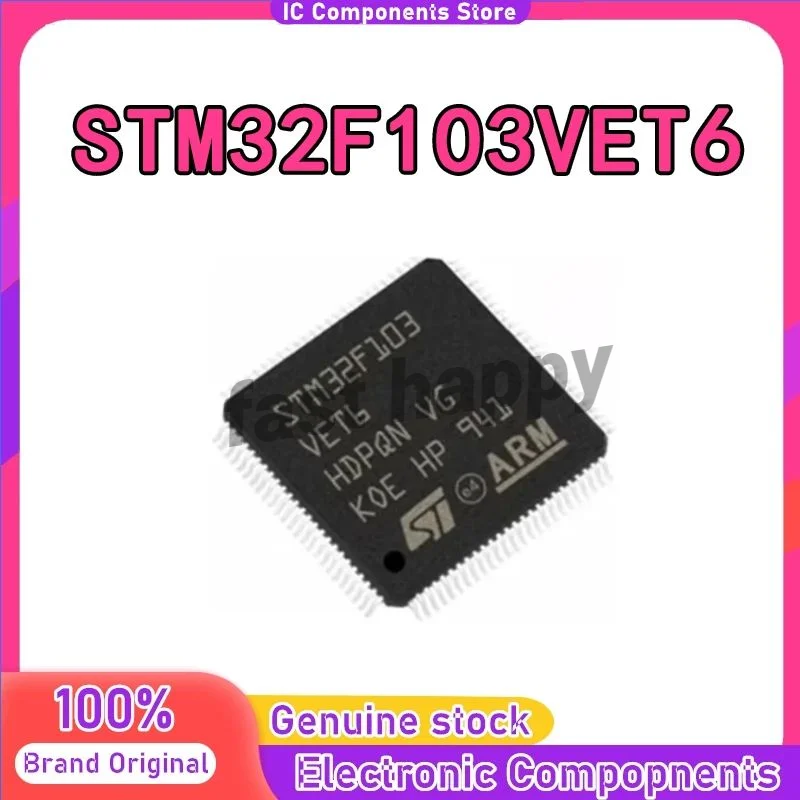 

STM32F103VET6 STM32F103VE STM32F103 STM32F STM32 STM LQFP100 IC MCU Chip 100% New Original in stock