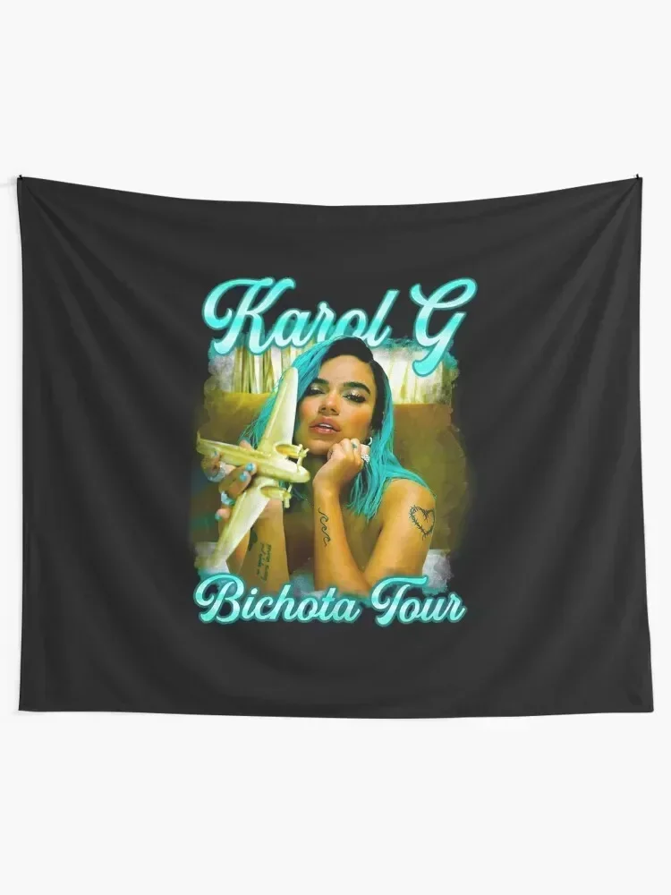 

For Men Women Karol G Bichota Tour 2021 Gifts Movie Fans Tapestry Home Decorations Home Supplies Tapestry