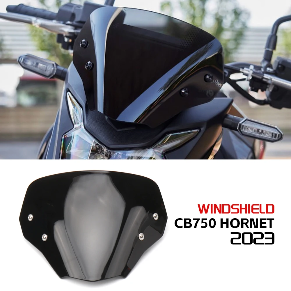 

2023 For Honda CB 750 HORNET cb750 CB750 Hornet Windscreen Windshield Shield Screen with Bracket Motorcycle Accessories 3 colors