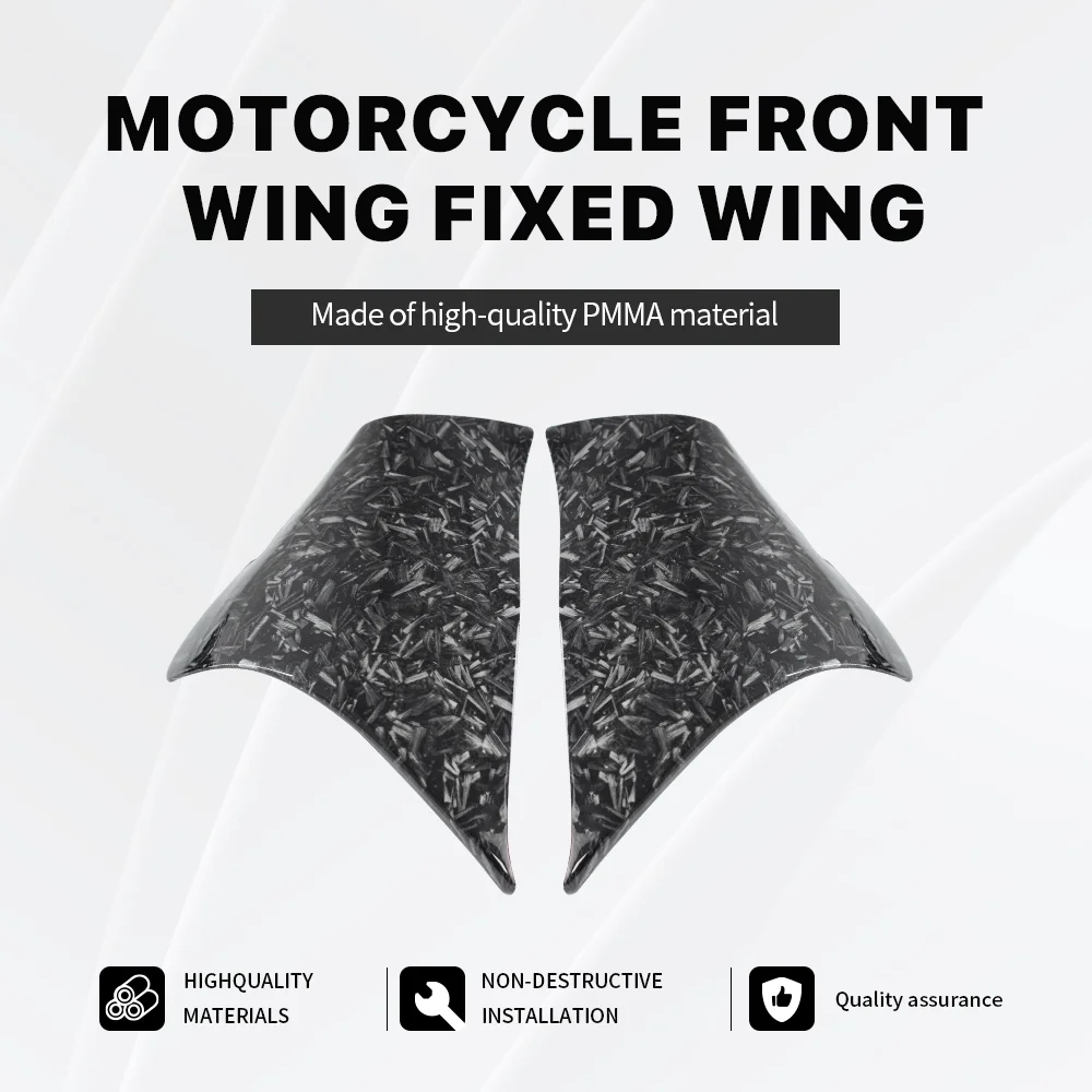 Suitable for Suzuki GSXR1300 GSX-R1300 2021-2025 Motorcycle fixed wing spoiler windshield wing aerodynamic wing aileron