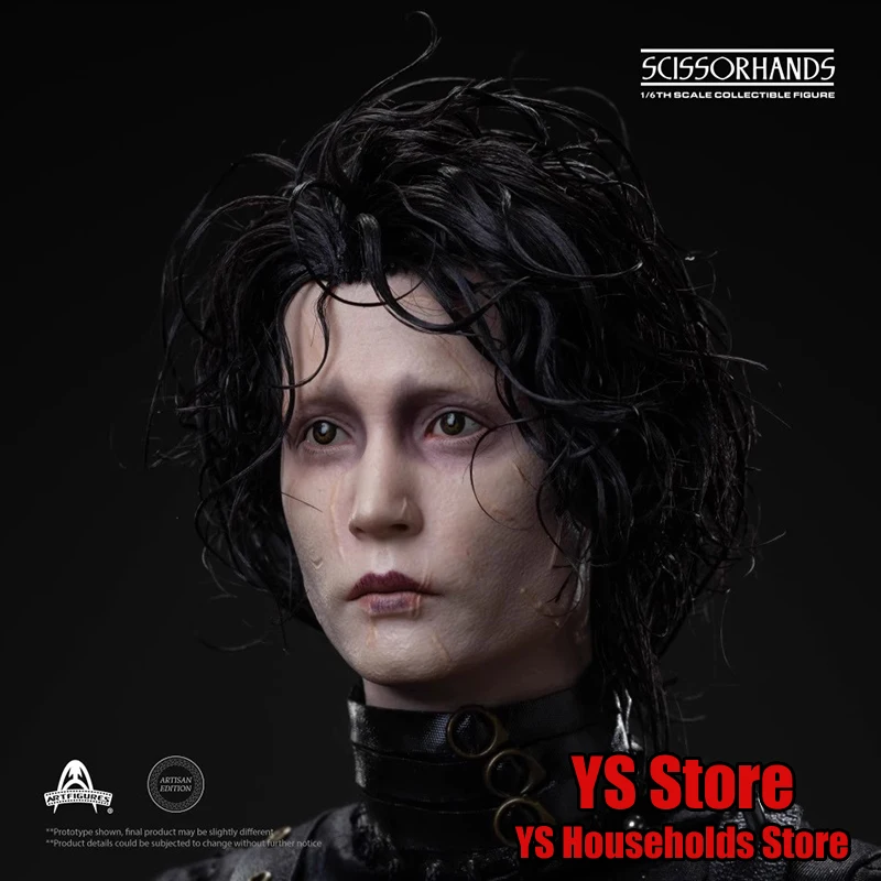 

Художественные фигурки AF-029A, 1/6, коллекционные руки-ножницы, Johny Deep Movie, экшн-фигурка, нежное лицо со шрамом, 12 дюймов, подарки солдата