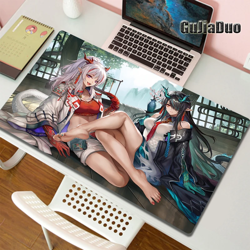 

GuJiaDuo Nian Charm Sexy Anime Mouse Pad XXL Gamer Computer Keyboard Table Desk Mat Gaming Accessories Kawaii Comic Mousepad Rug