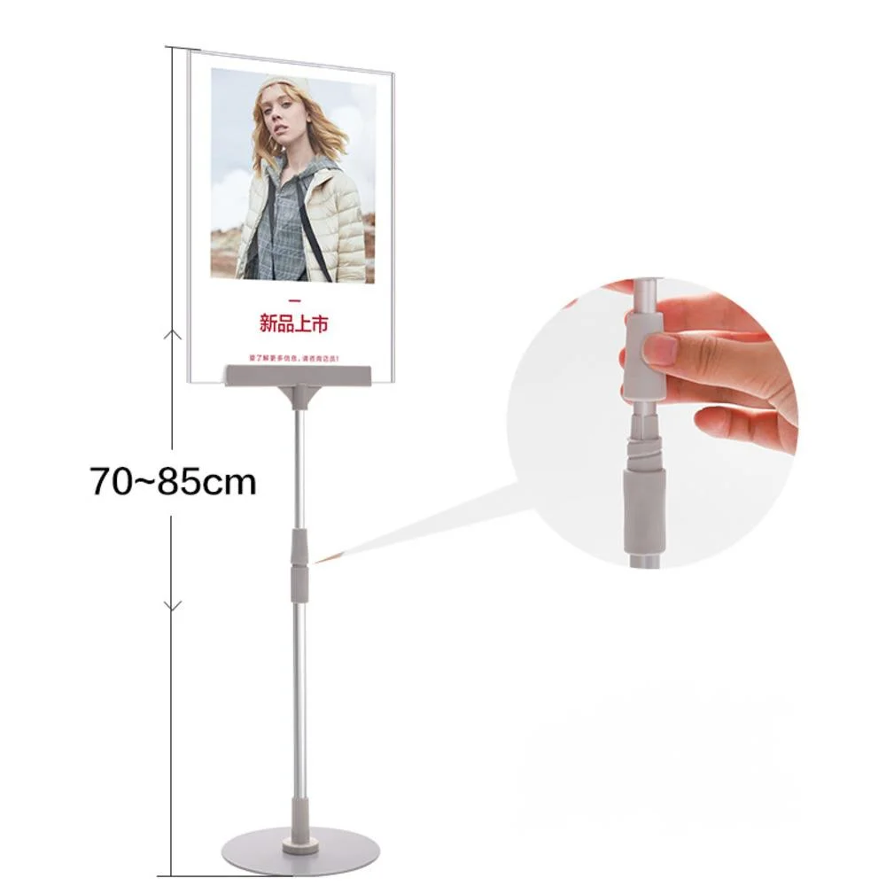 Clothing Store A4 Banner Stand Advertising Display Poster Desktop Placement Acrylic Frame