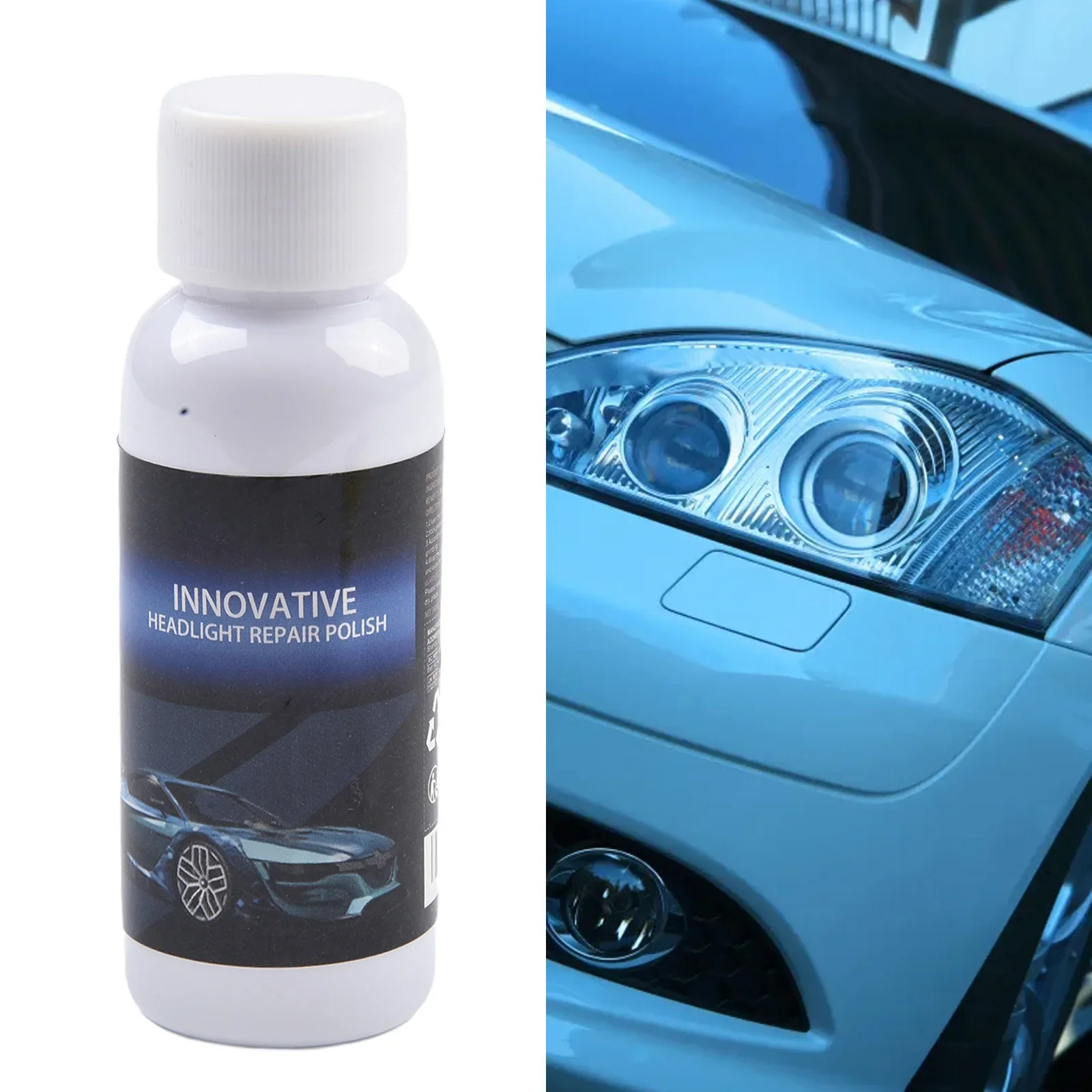 Headlamp Restoration Kit Headlight Repair Polish For Car Maintenance Environmentally Friendly For All Car Models