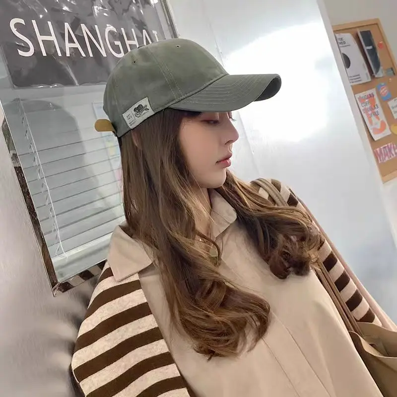 

Summer Baseball Cap for Men Women Korean Style Streetwear Sun Hat Cotton Leather Buckle Snapback Caps Outdoor Trucker Hat Unisex