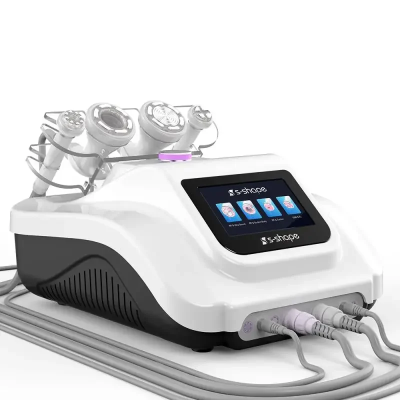 4 en 1 ultrasons de cavitation + dispositif mince multifonctionnel de beauté salon machine