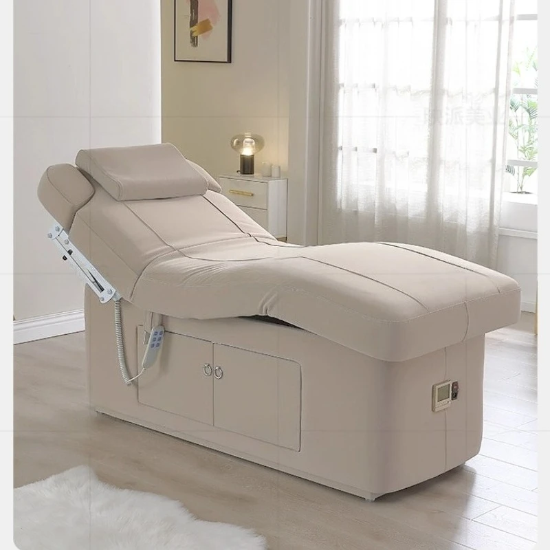 modern Factory Direct SPA Bed Constant Temperature Heating Overall Lifting and Micro Finishing Beauty Electric Spa Massage Bed
