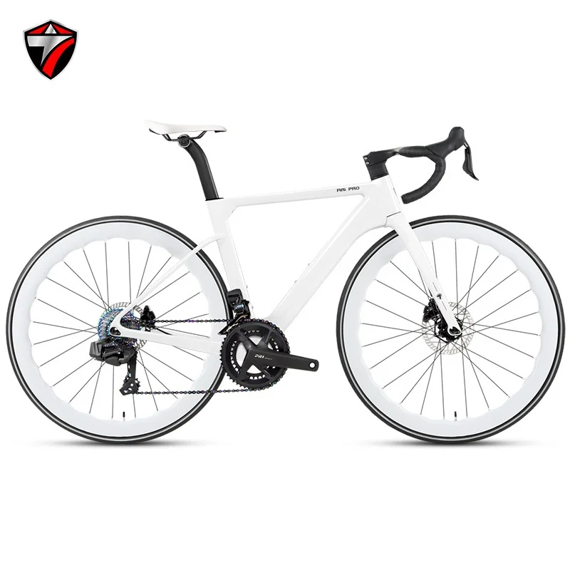 

TWITTER R15Pro Disc Brake Carbon Fiber Road Bike 24S Wireless Electronic Transmission 700C Racing Road Bike