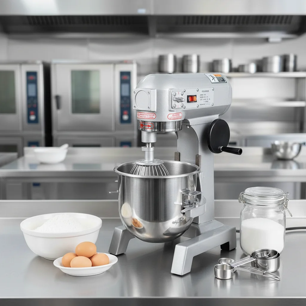 Commercial Restaurant Countertops Cream Dough Mixer Bakery Flour Dough Kneading Planetary Mixer B10S 220V 1 New