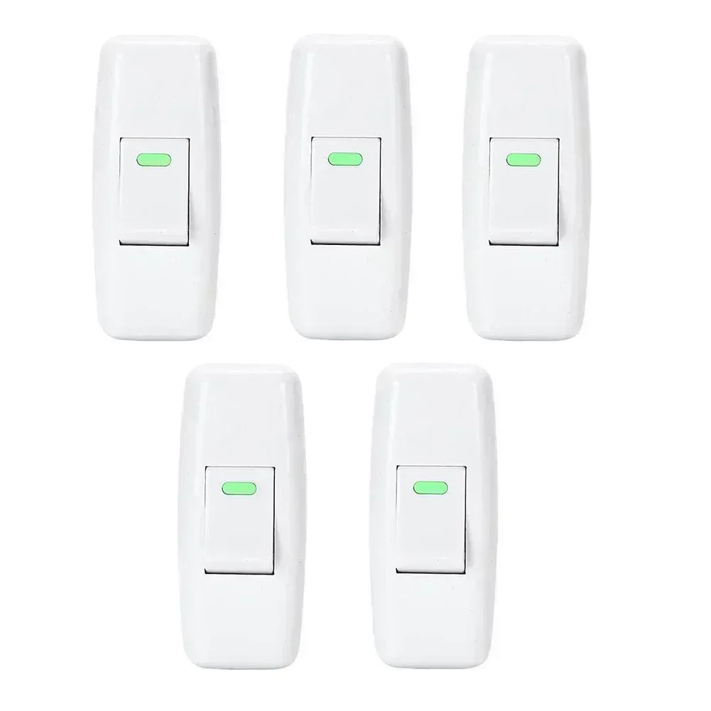 

5Pcs Cord Switch 2-Pin Impulse Switch 250V 10A Cable Desk Lamp Bed Lamp Switch For Home Improvement Tool Accessory