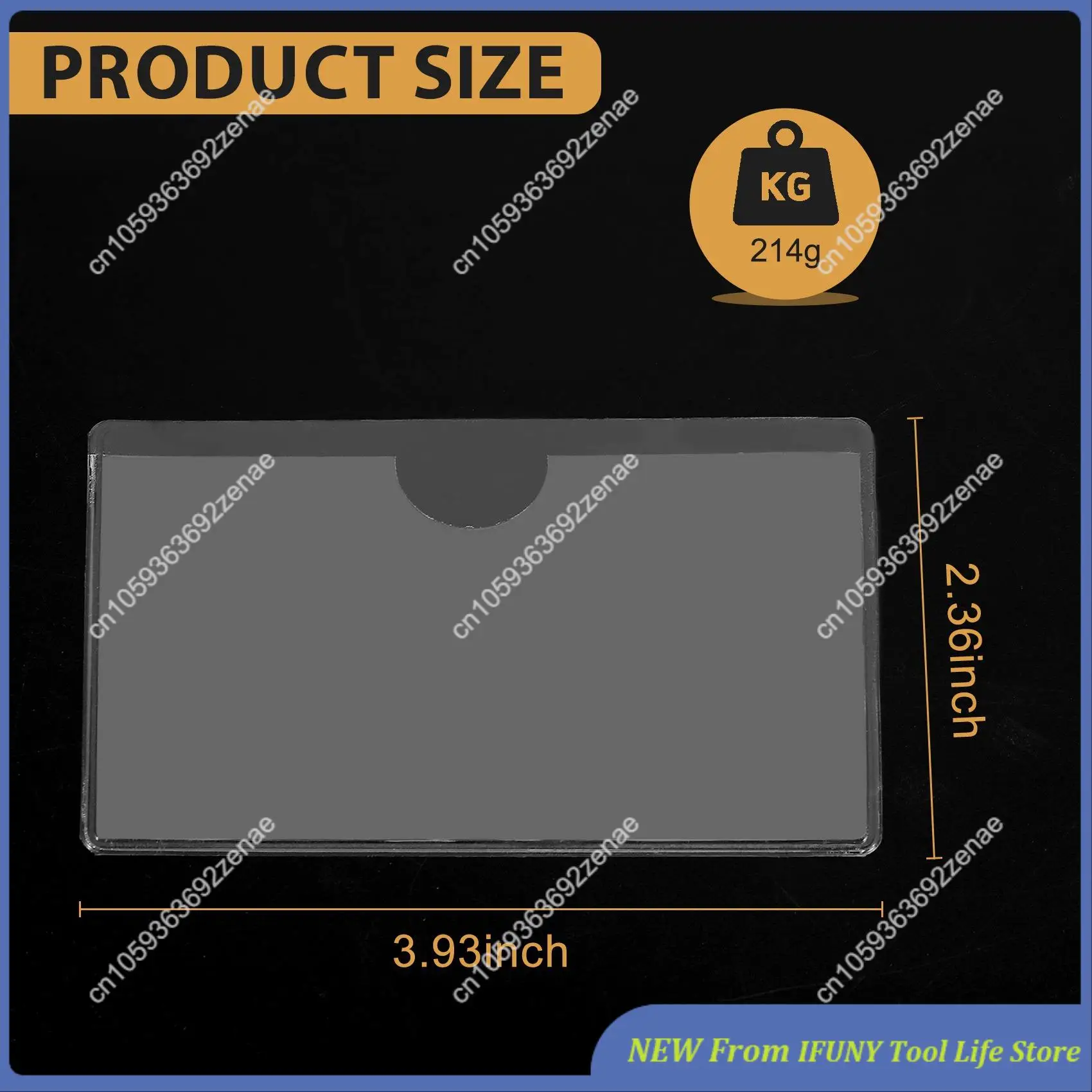 

60Pcs Self-Adhesive Label Holder Card Pockets Label Holder Clear Library Card Holders With Top Open For Index Cards New