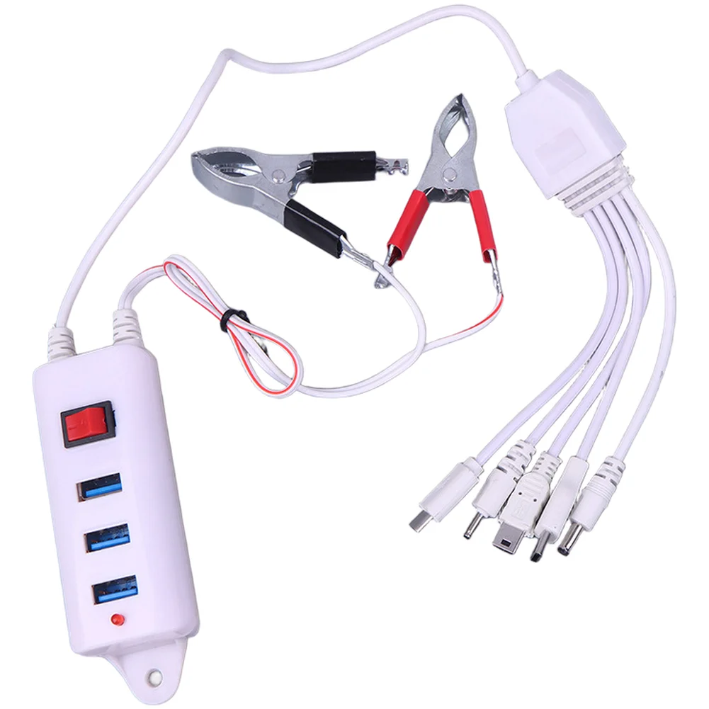 Switch Control Adapter Mobile Charging Adapter for Easy On Off Switch Safe Charging Operations Portable Design Robust Materials