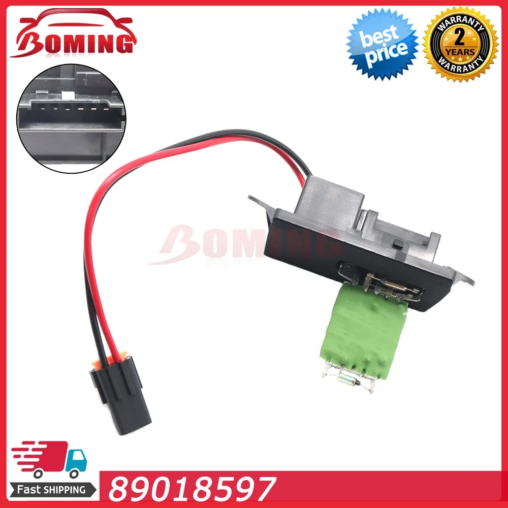 

Car A/C Blower Motor Resistor 89018597 for Chevrolet Silverado 1500 2500 HD GMC Sierra 1500 15862656 15305077 22807122