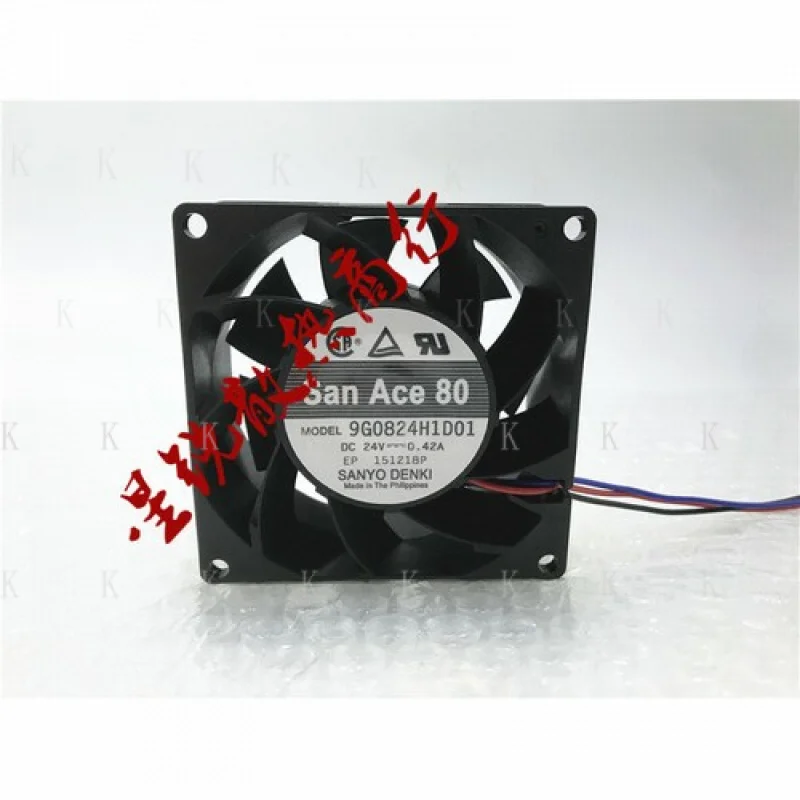

C 1 шт. для SANYO 9G0824H1D01 DC 24 В 0,42 А 8 см большой объем воздуха вентилятор охлаждения корпуса