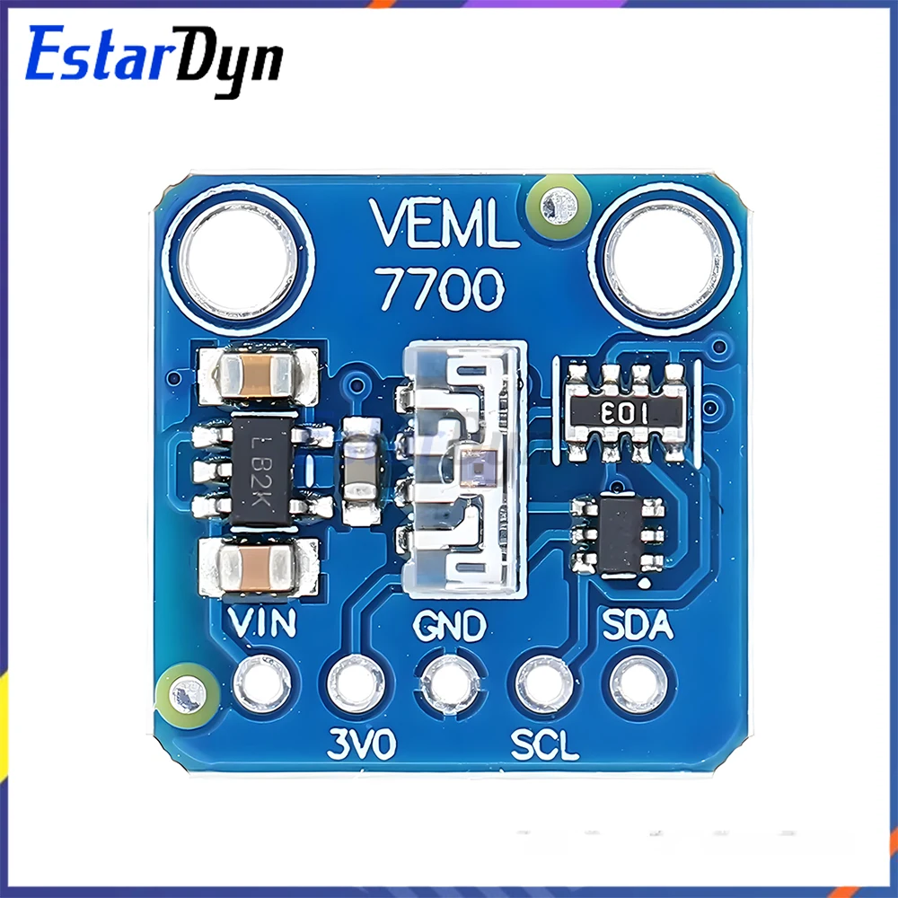 VEML7700 High Precision Ambient Light Sensor 120k Lux, I2C Interface, 3.3V/5V for ESP32