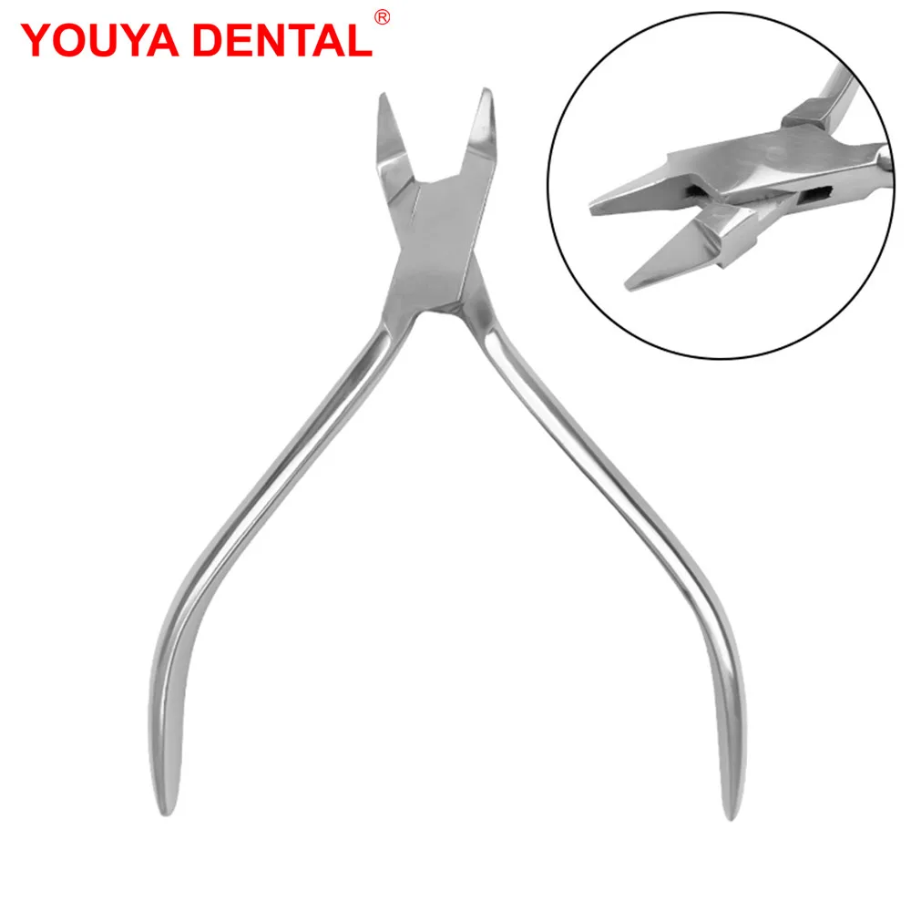 

1pcs New Dental Wire Bending Pliers Stainless Steel Flat Head Pliers Forceps Dentistry Lab Dentist Orthodontic Tools Instruments