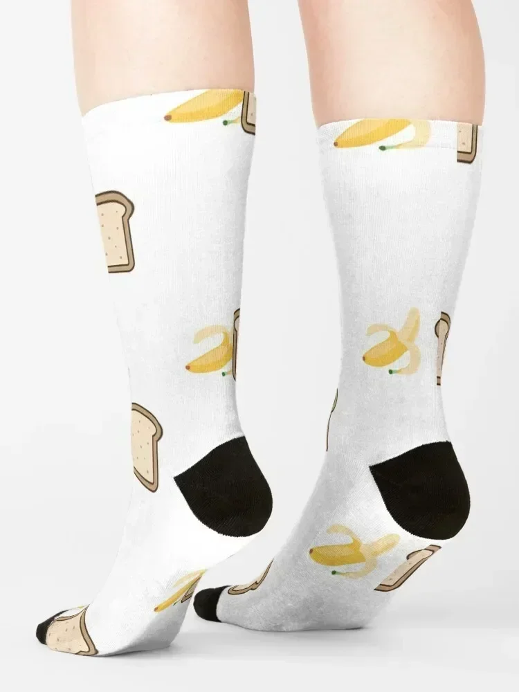Banana and Bread Socks kawaii sports and leisure anime shoes Socks Men's Women's